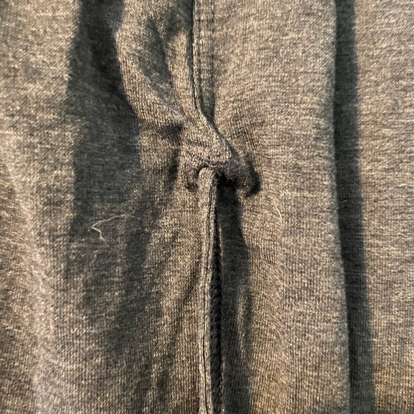 Lululemon Side Tie V-Neck T-Shirt in Heathered Black - Picture 5 of 8